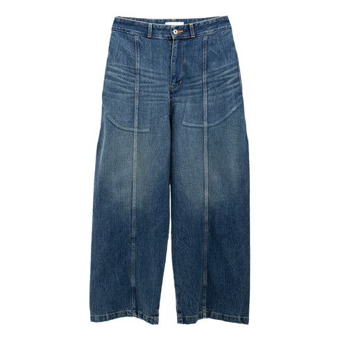 Sage Nation Welt Trouser Denim Indigo Wash Degli Uberti